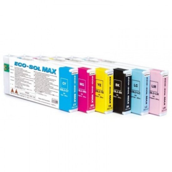 ROLAND ESL3-4CY ECO-SOL MAX CYAN INK CARTRIDGE 440ML